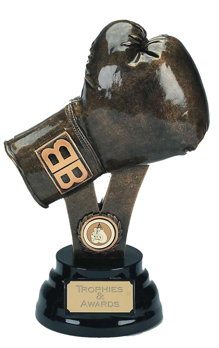 resin boxing glove trophy A307